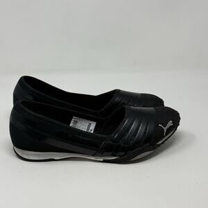 Puma Asha Alt 2 Flats Womens 8.5 Black Mesh Casual Slip On Comfort Casual Shoes